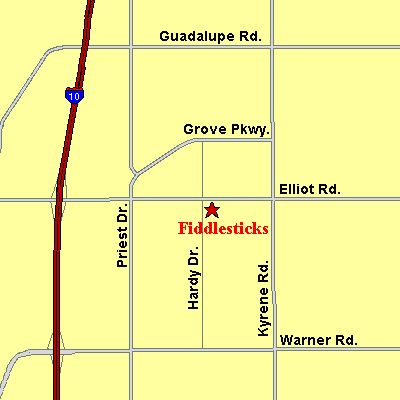 Map to Tempe Park